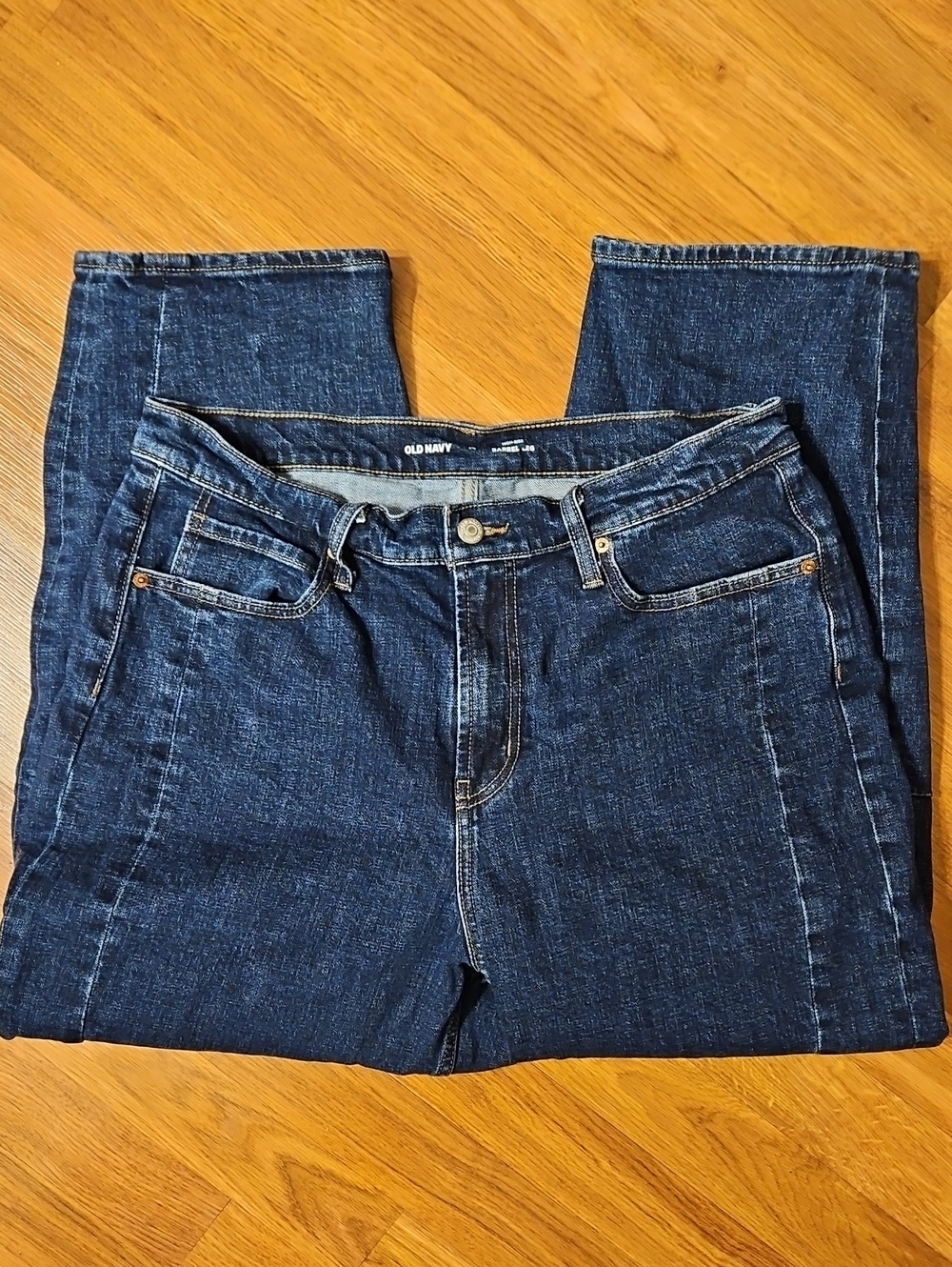 Old Navy Hogh Rise Barrel Leg Jeans Size 14